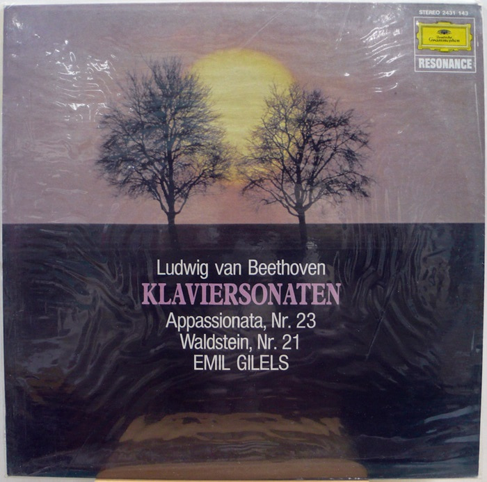 Beethoven : Klaviersonaten Appassionata Nr.23, Waldstein Nr.21 / Emil Gilels