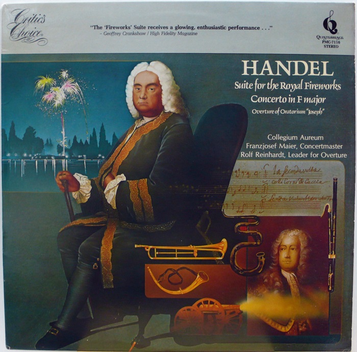 HANDEL : suite for the Royal Fireworks Concerto in F major