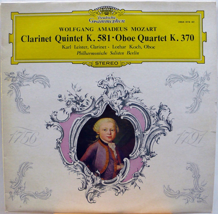 Mozart : Clarinet Quintet K. 581, Oboe Quartet K. 370 / Philharmonische Solisten Berlin