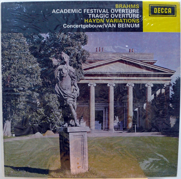 Brahms : Academic Festival Overture, Tragic Overture / Van Beinum