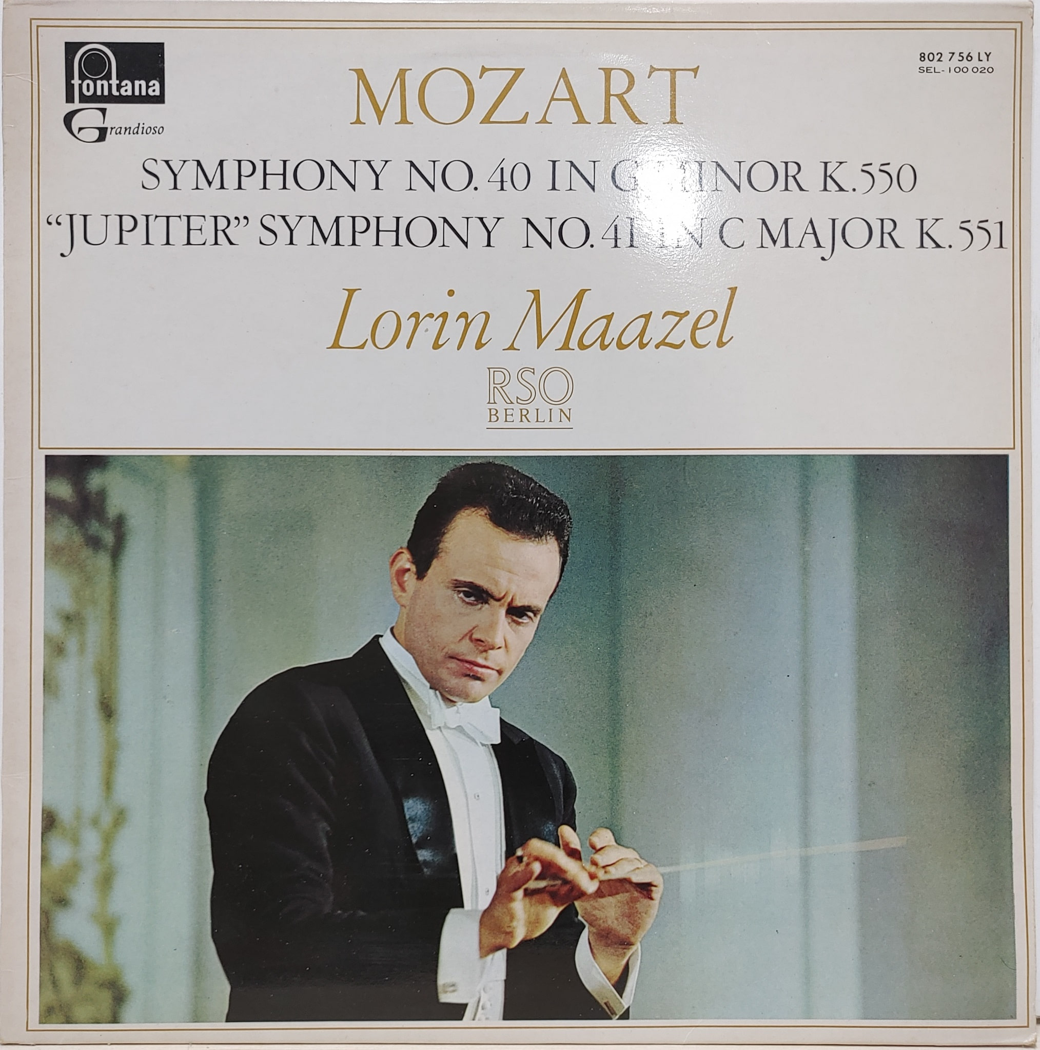 Mozart / Symphony No.40 &amp; 41 &quot;Jupiter&quot; Lorin Maazel