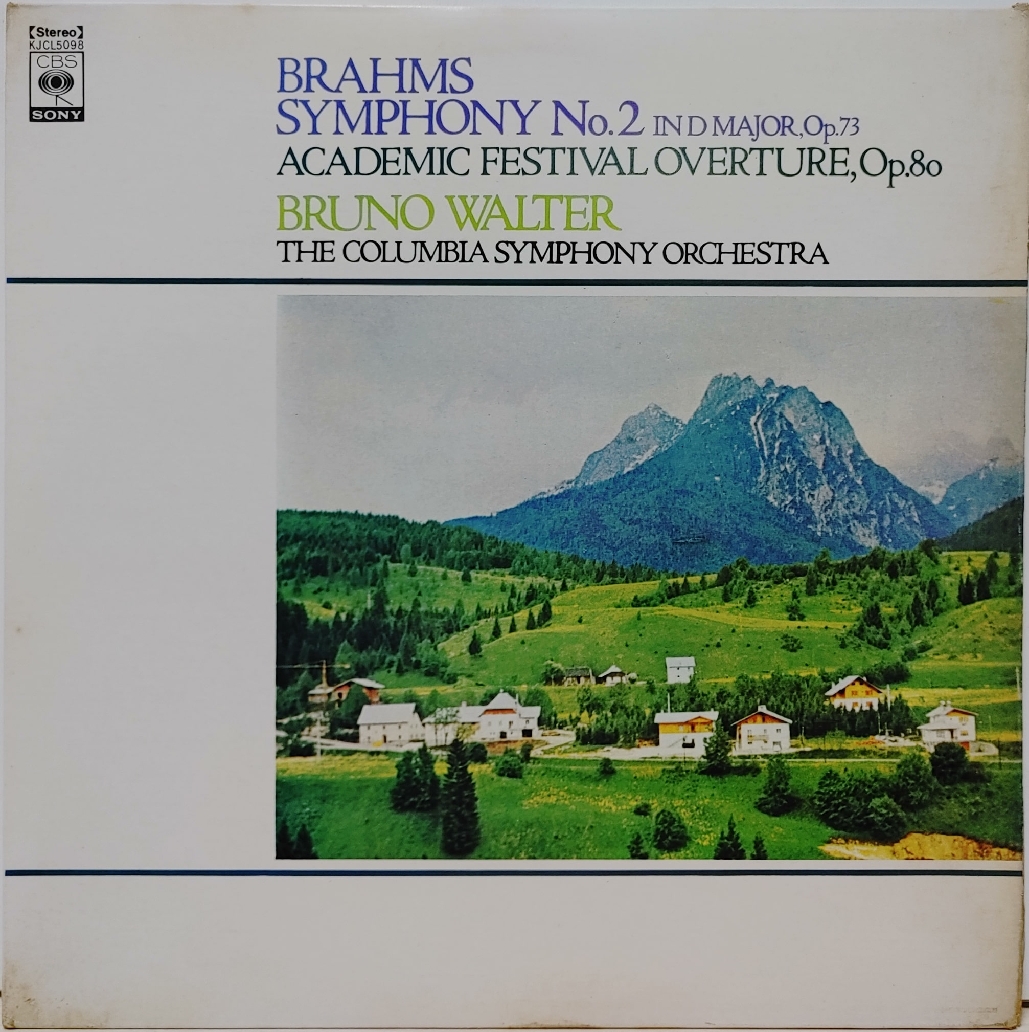 Brahms / Symphony No.2 BRUNO WALTER