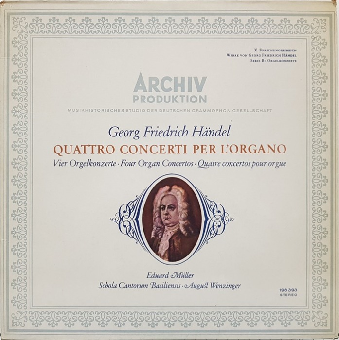 George Frideric Handel / Quattro Concerti Per L&#039;organo