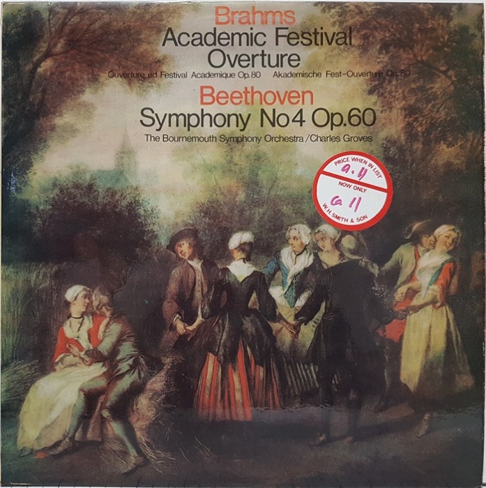 BRAHMS Academic Festival Overture Op.80 / BEETHOVEN Symphony No.4 in B Flat Major Op.60(수입)