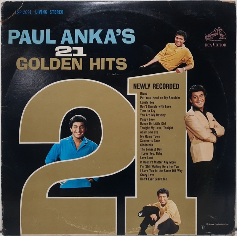 PAUL ANKA / 21 GOLDEN HITS