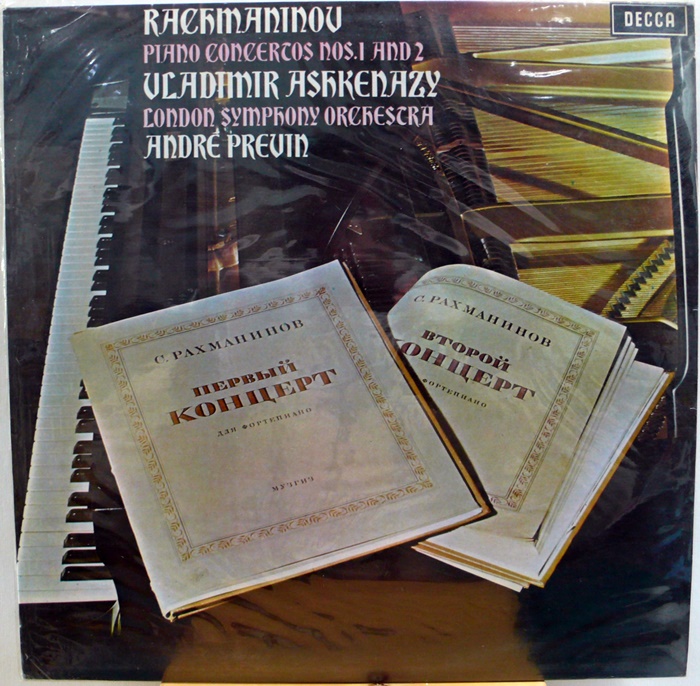 RACHMANINOV : Piano Concertos Nos.1 and 2 / Vladimir Ashkenazy / Andre Previn