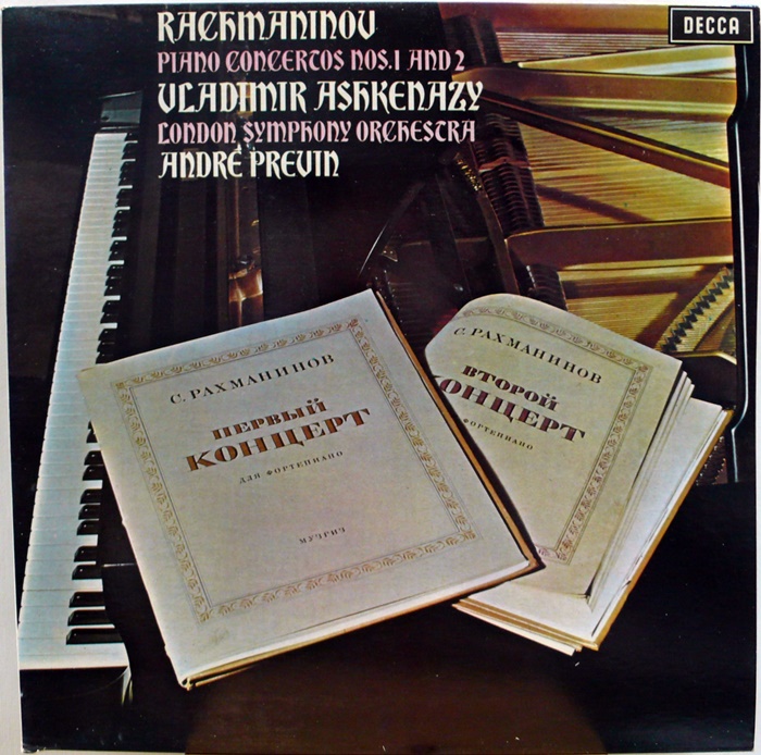 RACHMANINOV : Piano Concertos Nos.1 and 2 / Vladimir Ashkenazy / Andre Previn