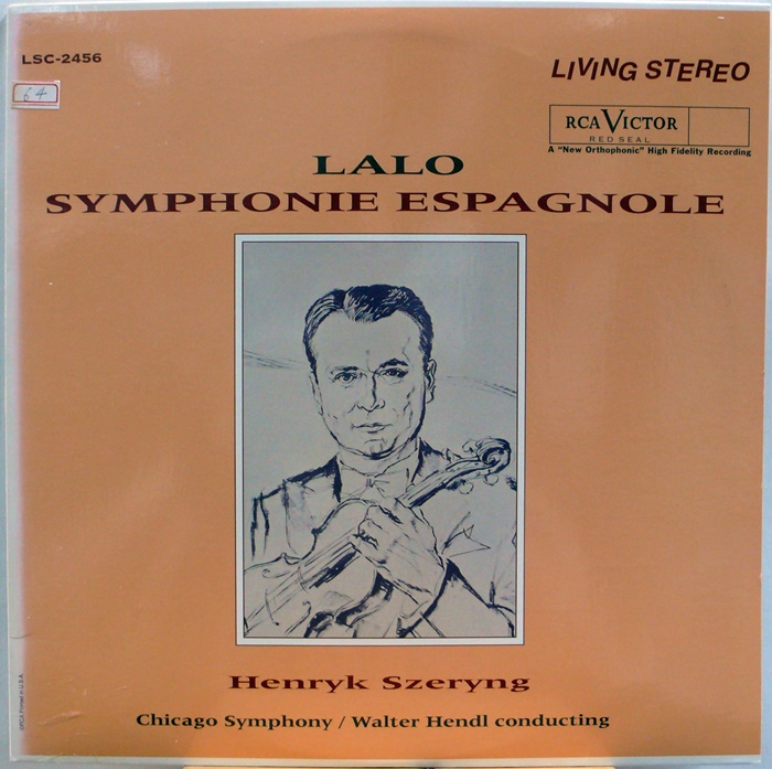 Lalo / Henryk Szeryng : Chicago Symphony Orchestra, Walter Hendl / Symphonie Espagnole(수입)