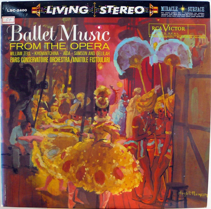 BALLET MUSIC From the Opera / Paris Conservatoire Orchestra / Anatole Fistoulari(수입)