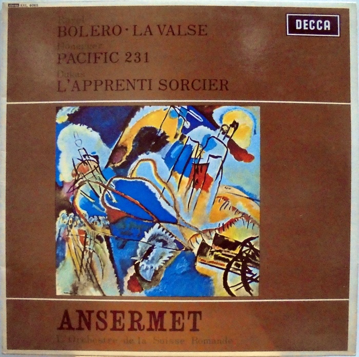 ANSERMET / Ravel BOLERO.LA VALSE / Honegger PACIFIC 231 / Dukas L’APPRENTI SORCIER