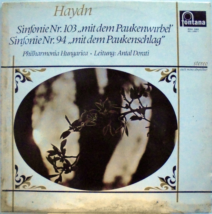 Haydn : Sinfonie Nr.103 &quot;mit dem Paukenwirbel&quot;, Nr.94 &quot;mit dem Paukenschlag&quot; Antal Dorati