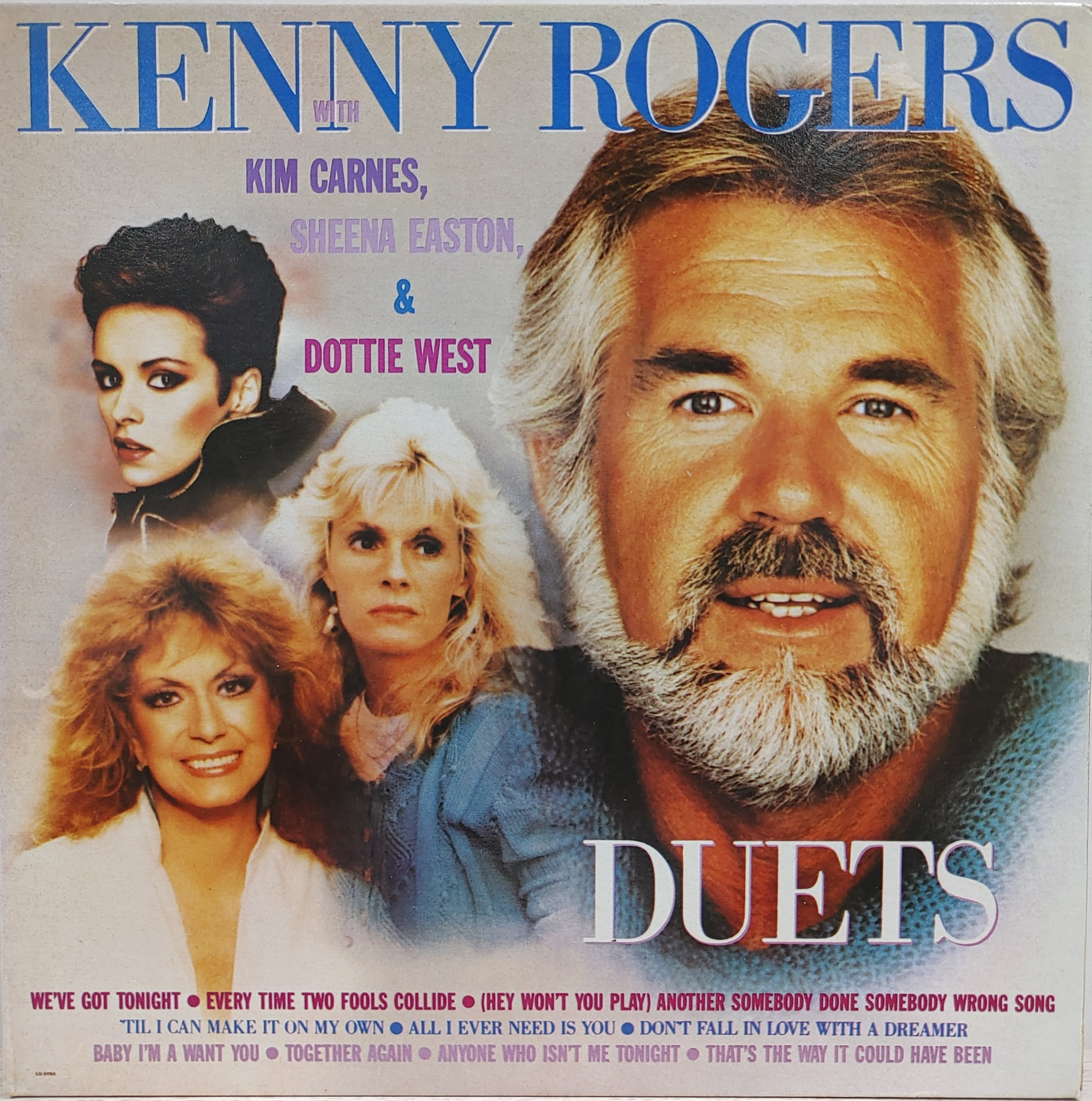 KENNY ROGERS WITH KIM CARNES,SHEENA EASTON, &amp; DOTTIE WEST / DUETS