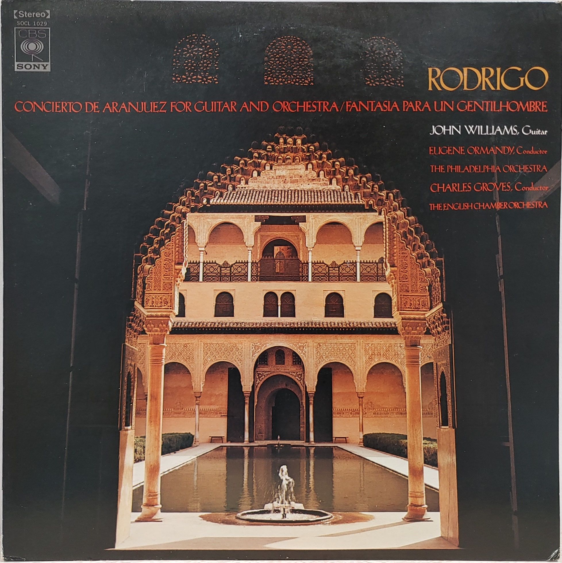 JOHN WILLIAMS / RODRIGO concerto de aranjuez(수입)