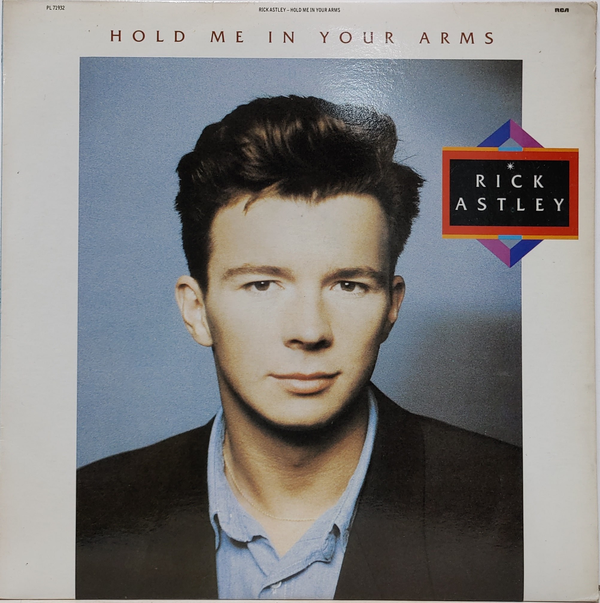 RICK ASTLEY / HOLD ME IN YOUR ARMS