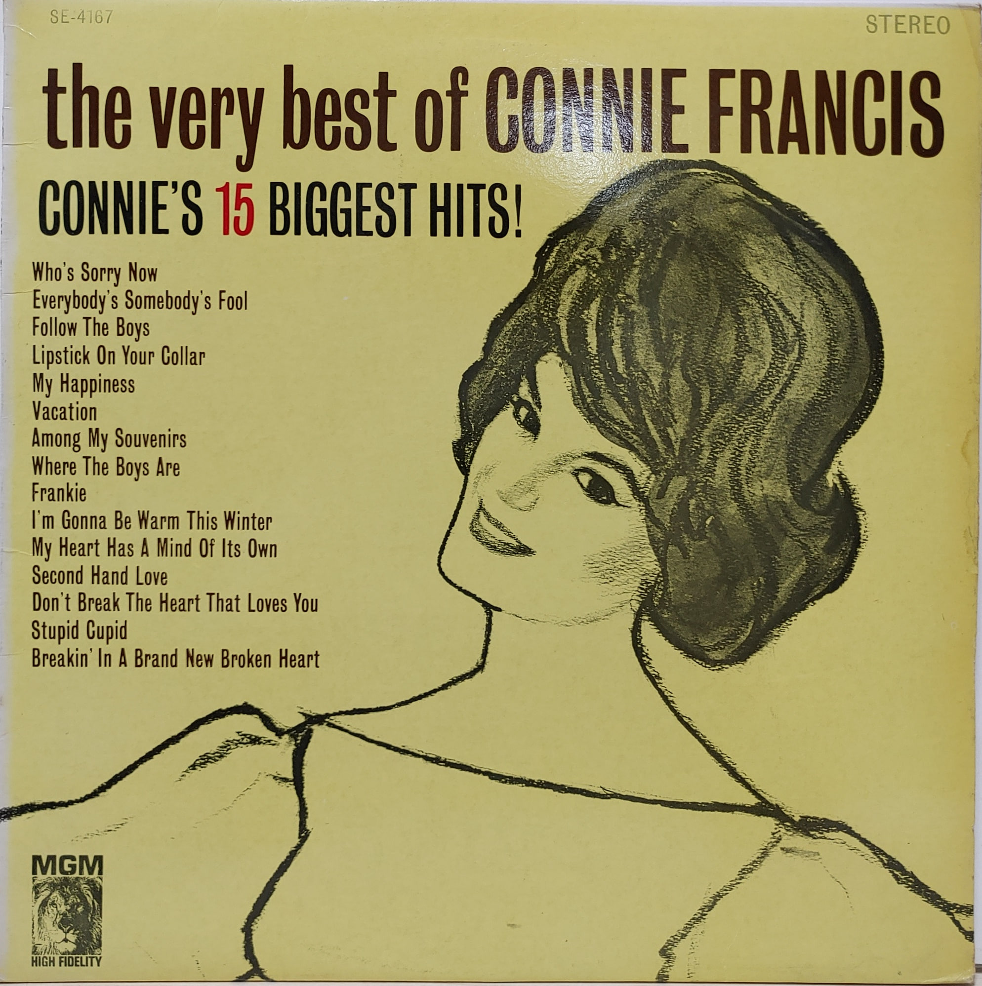 CONNIE FRANCIS / THE VERY BEST CONNIE&#039;S 15 BIGGEST HITS
