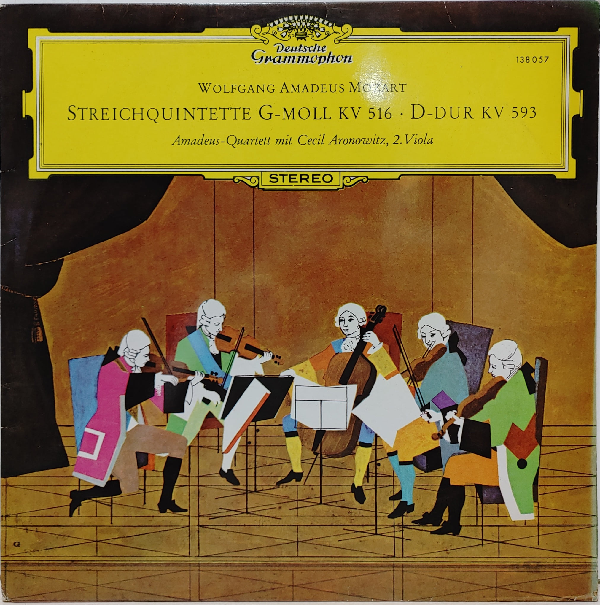 Mozart / Streichquintette G-moll KV 516 D-dur KV 593 Amadeus Quartet