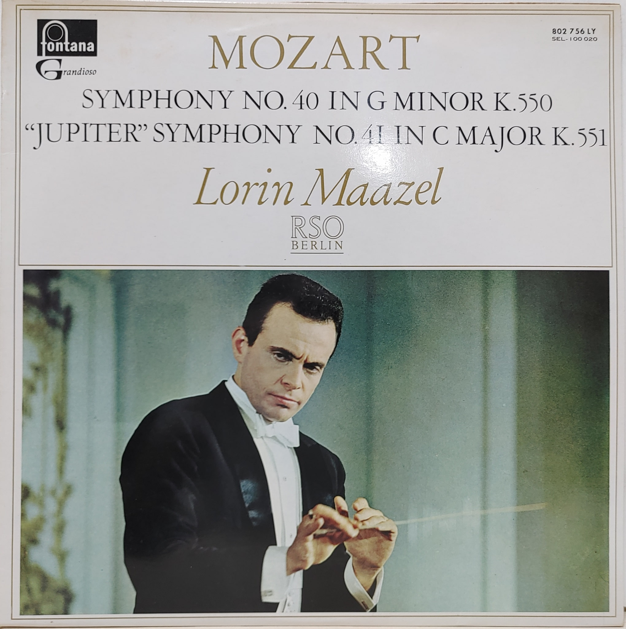 Mozart / Symphony No.40 &amp; 41 &quot;Jupiter&quot; Lorin Maazel