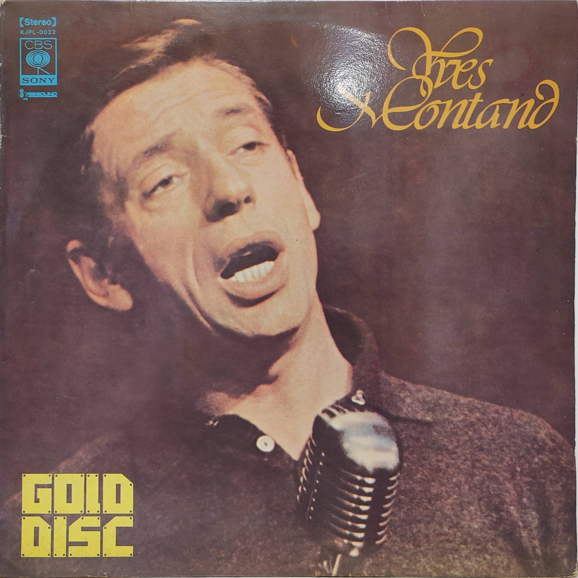 YVES MONTAND / GOLD DISC