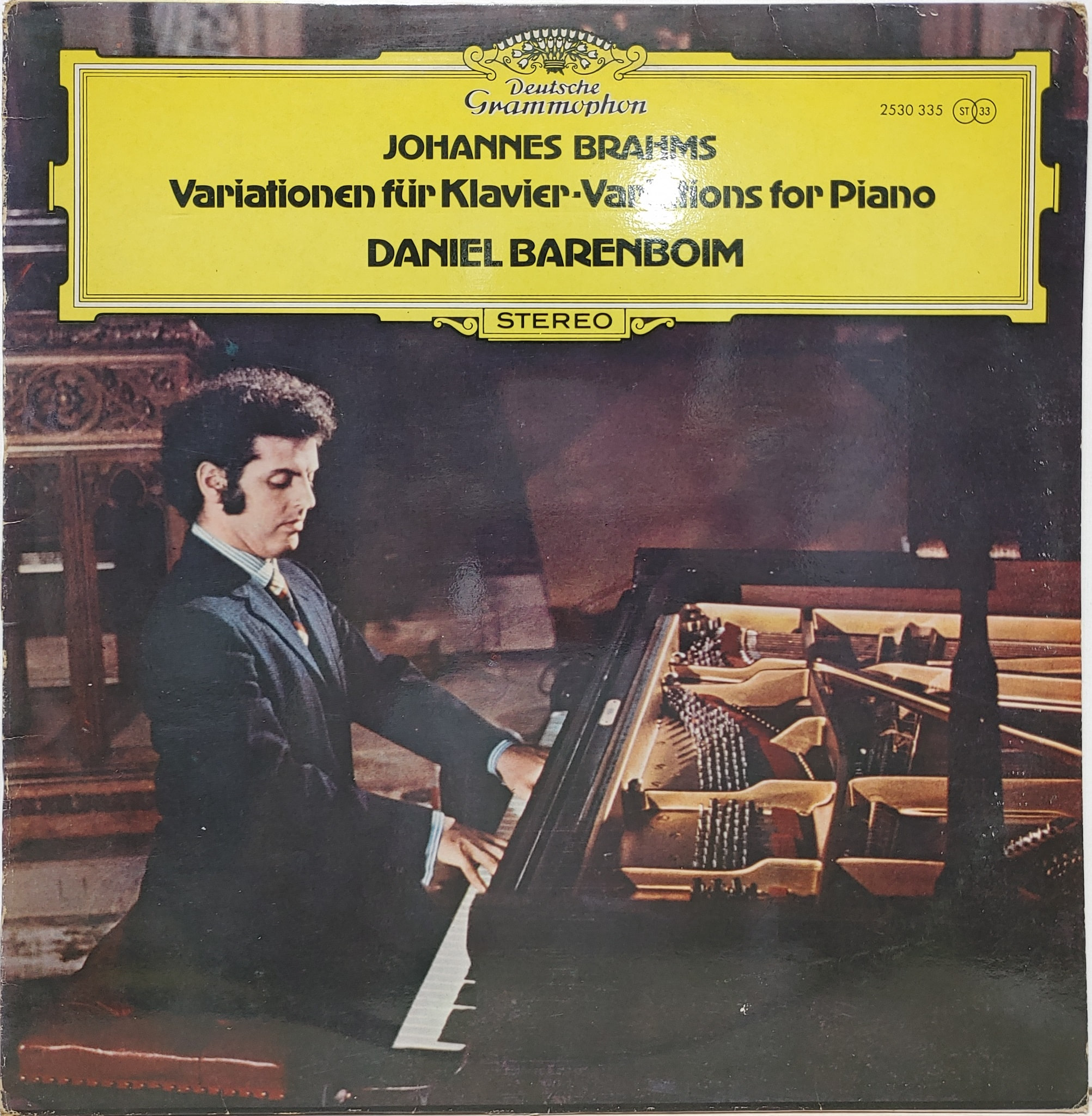 DANIEL BARENBOIM / BRAHMS VARIATIONS FOR PIANO