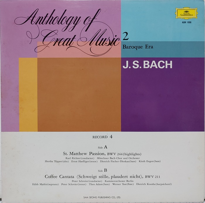 Anthology of Great Music Vol.2 / J.S.BACH