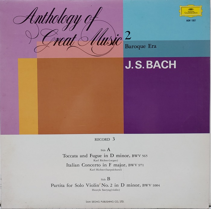 Anthology of Great Music Vol.2 / J.S.BACH