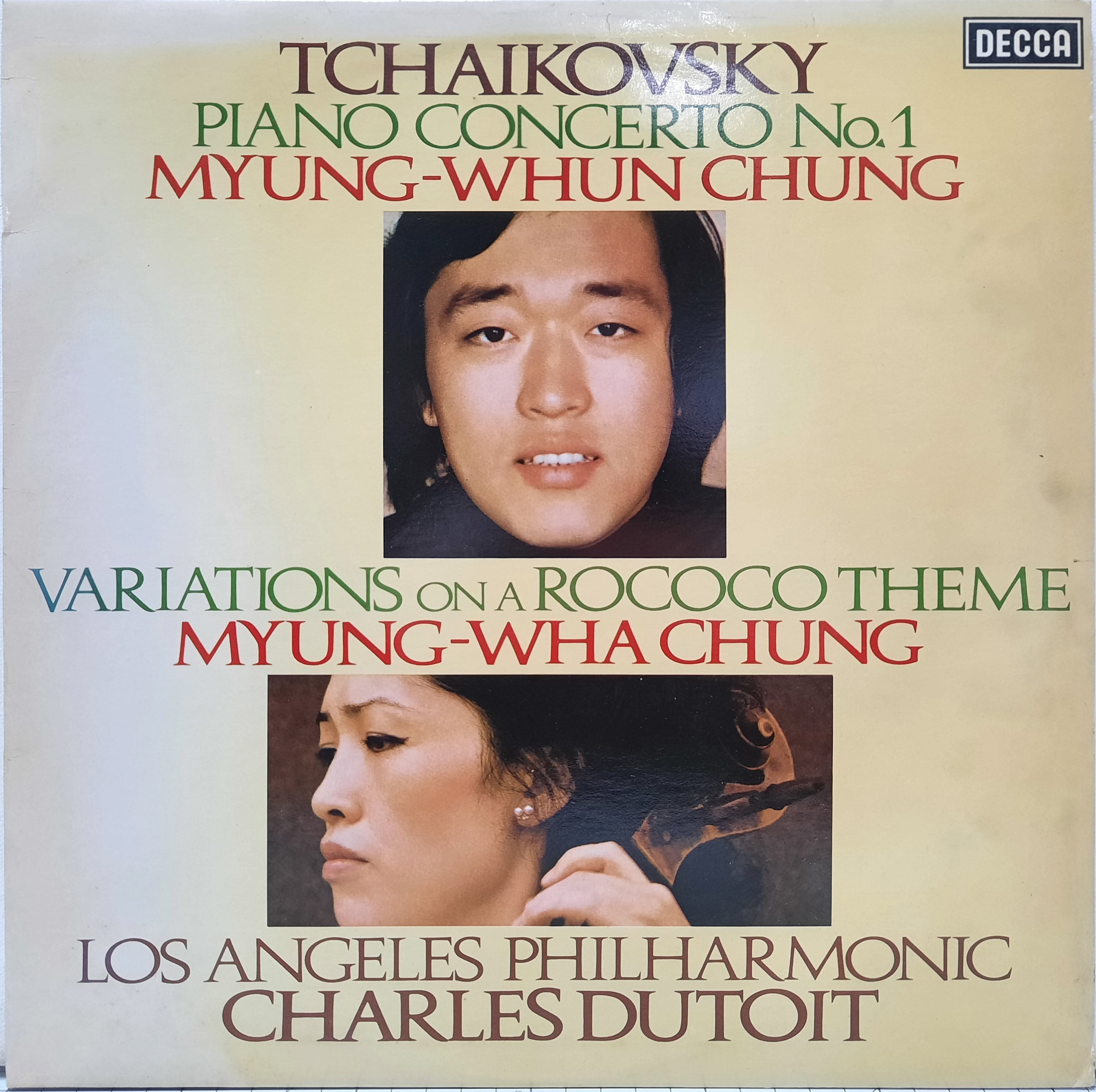 Tchaikovsky : Piano Concerto No.1, Variations On A Rococo Theme Myung-Whun Chung Myung-Wha Chung