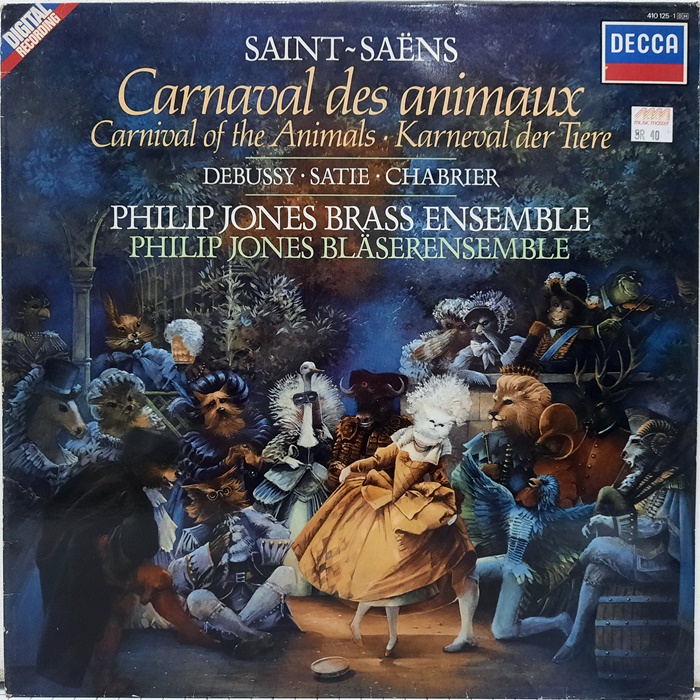 SAINT-SAENS CARNIVAL OF THE ANIMALS / DEBUSSY SATIE CHABRIER(수입)