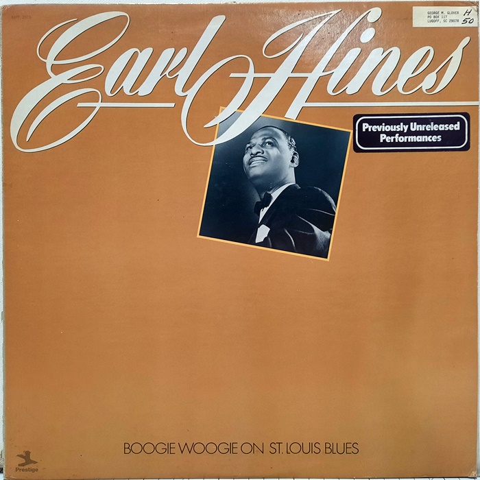 EARL HINES TRIO / Boogie-Woogie On St. Louis Blues(수입)