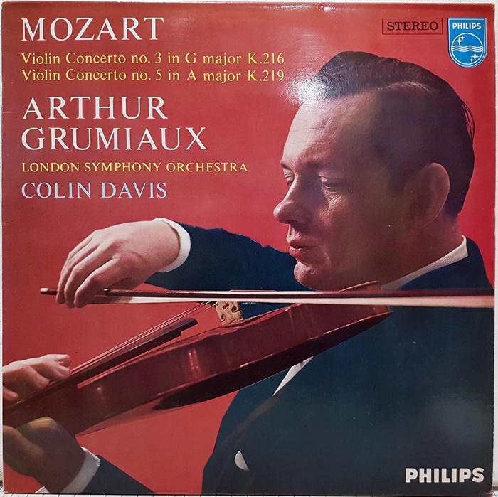 MOZART / Violin Concertos No.3 &amp; 5 ARTHUR GRUMIAUX