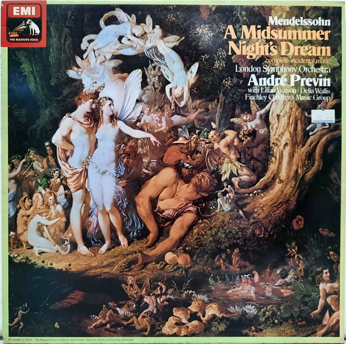 Mendelssohn : A Midsummer Night&#039;s Dream / Andre Previn(수입)