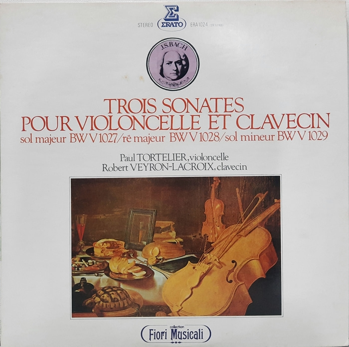 Bach : Trois Sonates Pour Violincelle Et Clavecin(수입)