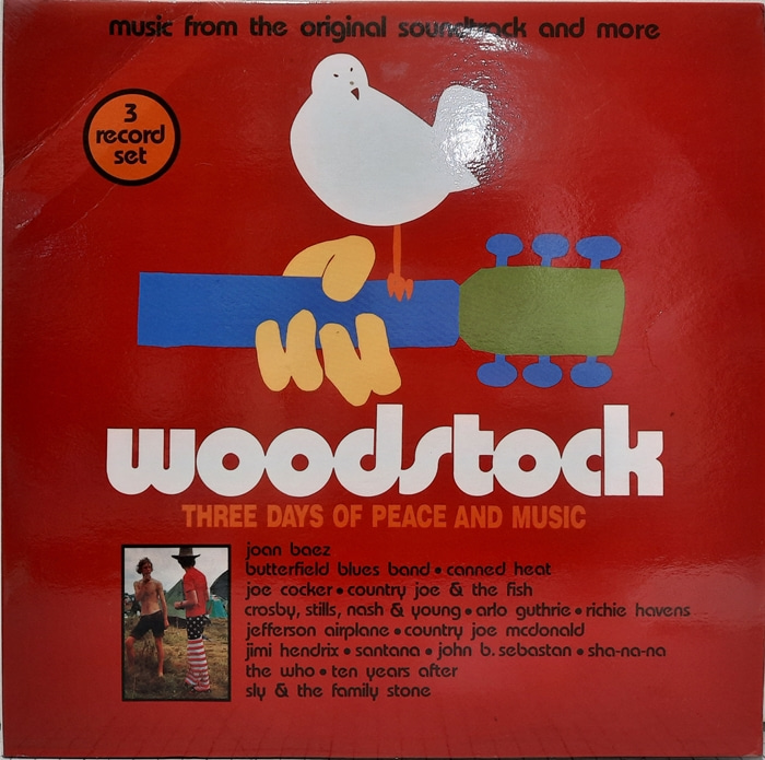 WOODSTOCK / THREE DAYS OF PEACE AND MUSIC 3LP