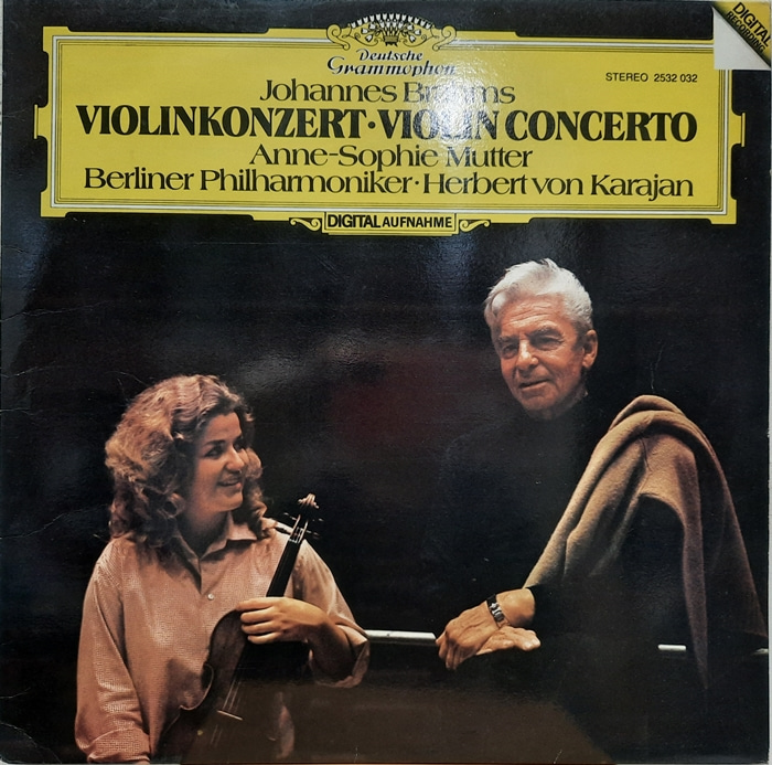 Johannes Brahms / Violinkonzert Anne-Sophie Mutter Herbert von Karajan