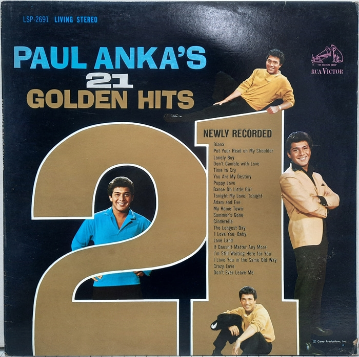 PAUL ANKA / 21 GOLDEN HITS