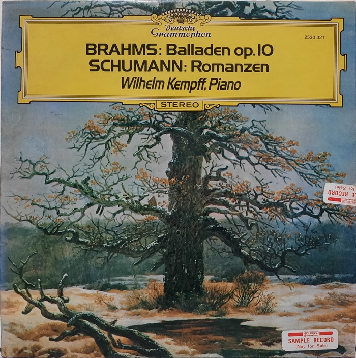 BRAHMS : BALLADEN OP.10 / SCHUMANN : ROMANZEN Wilhelm Kempff, Piano