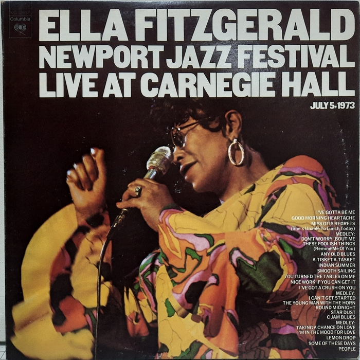 Ella Fitzgerald / Newport Jazz Festival Live At Carnegie Hall 2LP(수입)