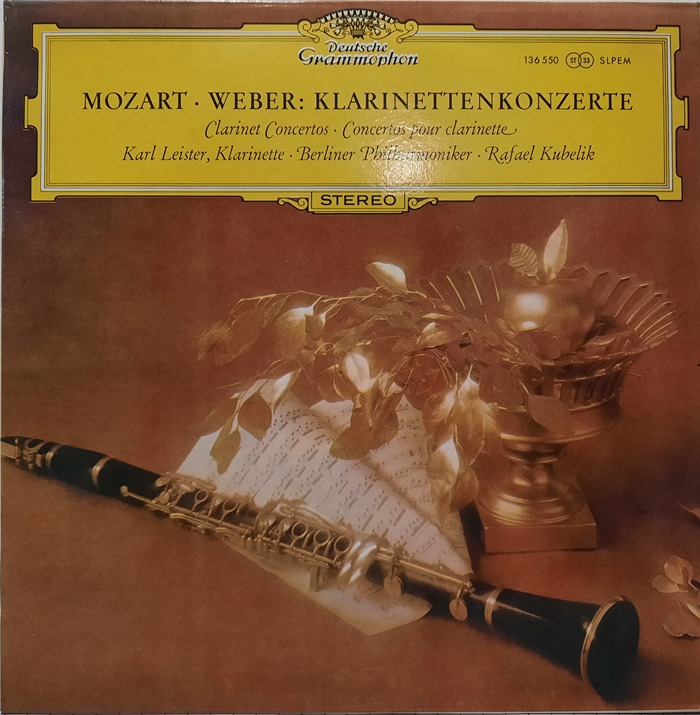 MOZART WEBER / Karl Leister klarinette performed KUBELIK