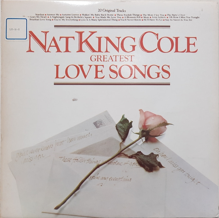 NAT KING COLE / GREATEST LOVE SONGS 20 ORIGINAL TRACKS