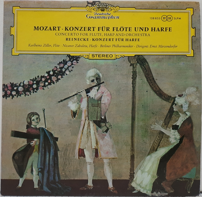 Mozart : Konzert Fur Flote Und Harfe