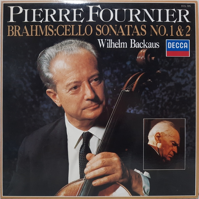 Pierre Fournier / Brahms : Cello Sonatas No.1 &amp; 2 Wilhelm Backhaus