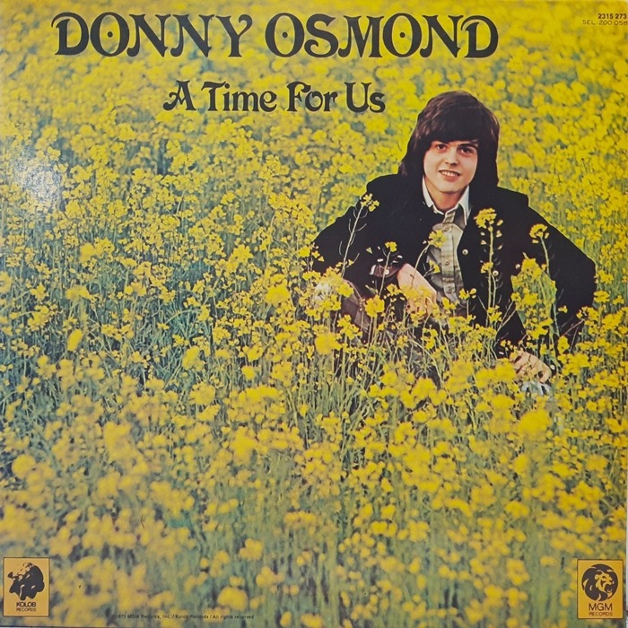 DONNY OSMOND / A TIME FOR US