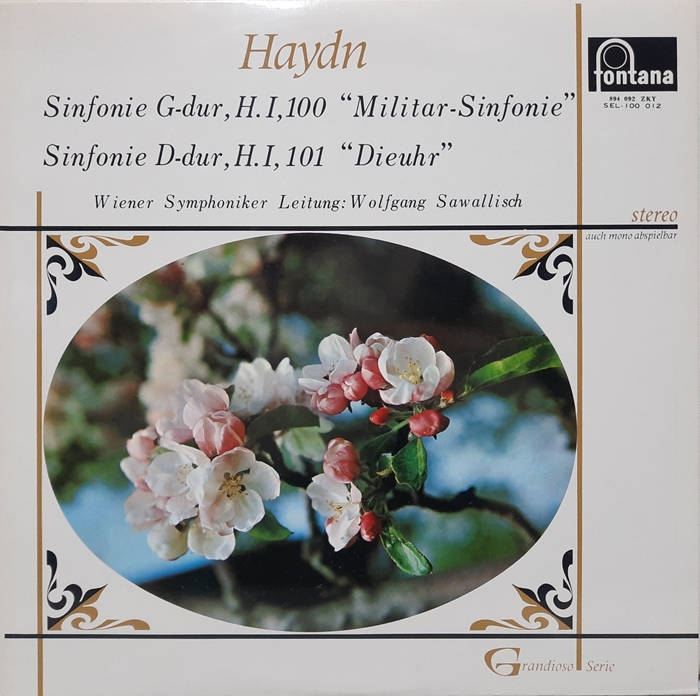 Haydn / Sinfonie G-dur, H.I,100 &quot;Militar-Sinfonie&quot; Sinfonie D-dur, H.I,101 &quot;Dieuhr&quot; Wolfgang Sawallisch
