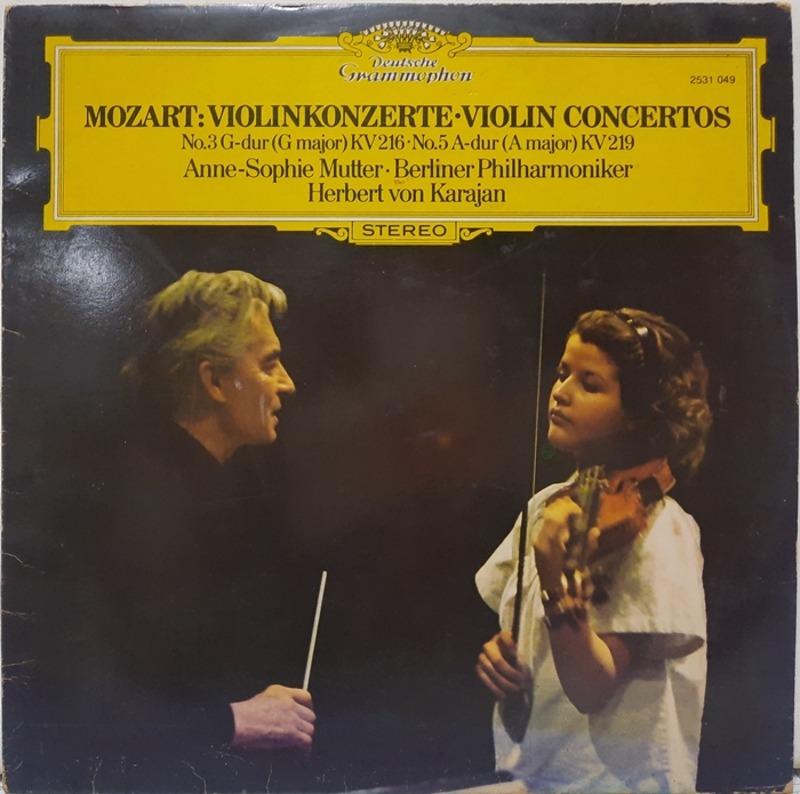 Mozart : Violin Concertos No.3 &amp; 5 Anne-Sophie Mutter / Herbert Von Karajan