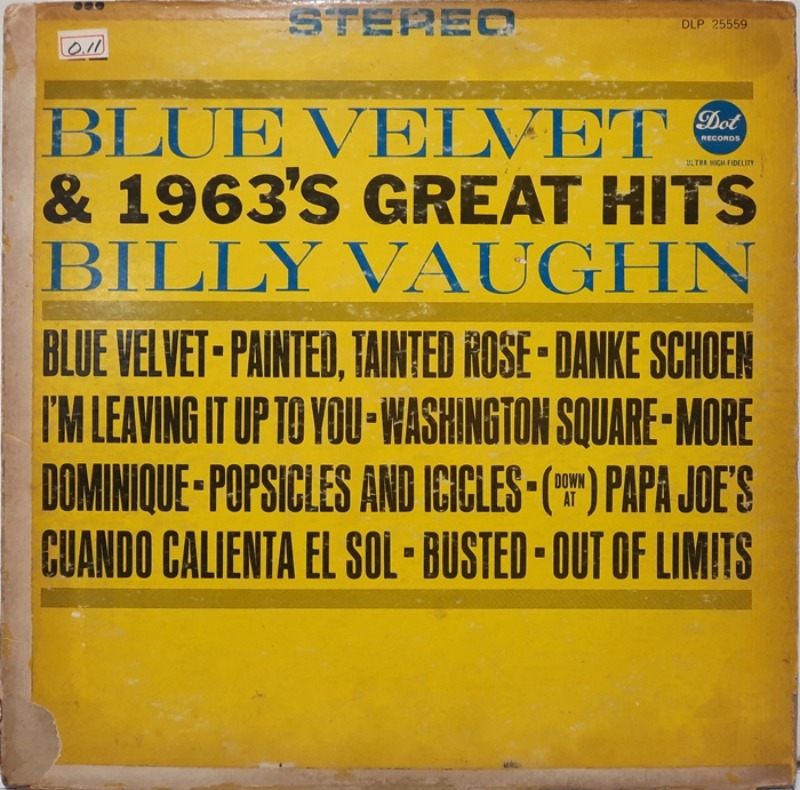 BILLY VAUGHN / BLUE VELVET &amp; 1963&#039;s GREAT HITS(수입)