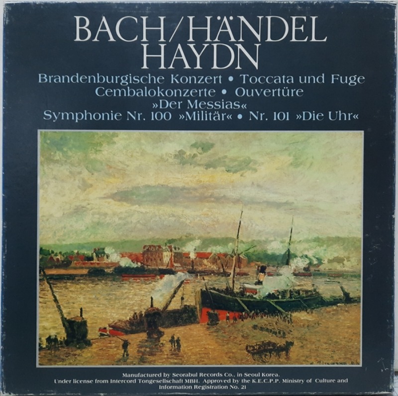 BACH HANDEL HAYDN / THE CLASSIC LIBRARY OF THE GREAT MASTERS 6LP(박스)