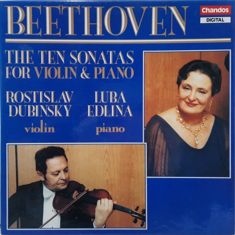 BEETHOVEN / THE TEN SONATAS FOR VIOLIN &amp; PIANO Rostislav Dubinsky Luba Edlina 5LP(박스)