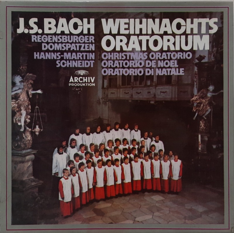 BACH : WEIHNACHTS-ORATORIUM CHRISTMAS ORATORIO 3LP(박스)
