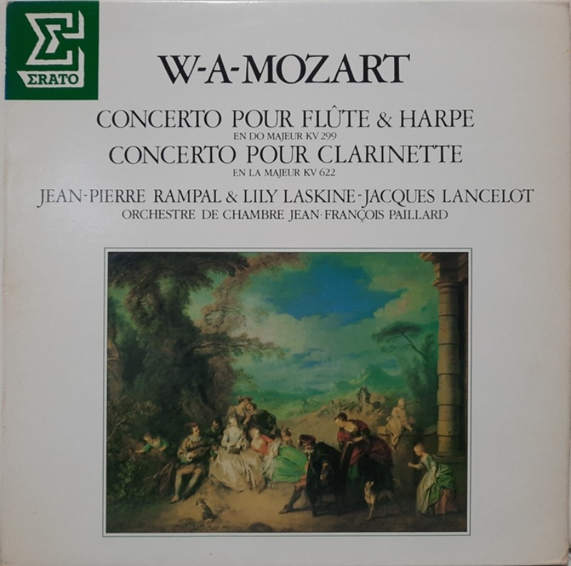 W-A-MOZART : Concerto Pour Flute &amp; Harpe Jean-Pierre Rampal/Lily Laskine/Jacques Lancelot