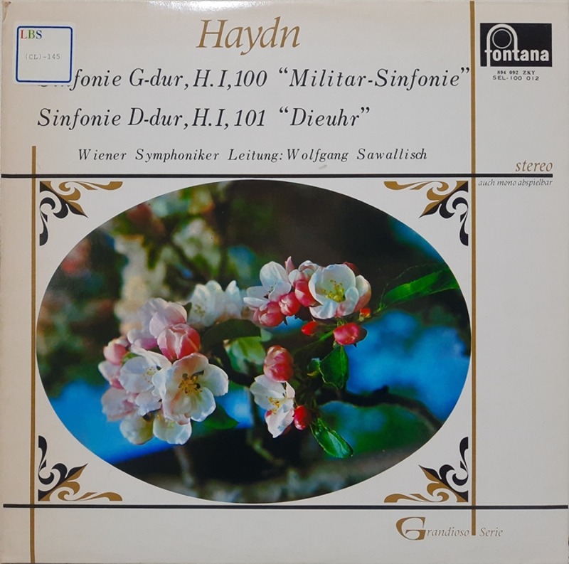 Haydn / Sinfonie G-dur, H.I,100 &quot;Militar-Sinfonie&quot; Sinfonie D-dur, H.I,101 &quot;Dieuhr&quot; Wolfgang Sawallisch