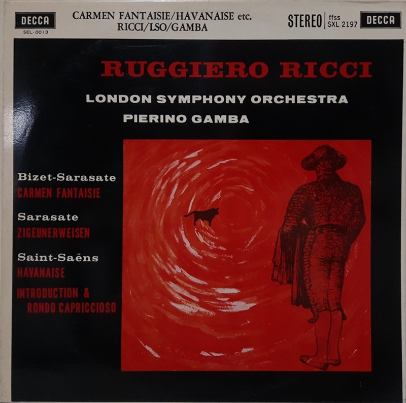 RUGGIERO RICCI : Bizet-Sarasate Carmen Fantaisie, Etc.